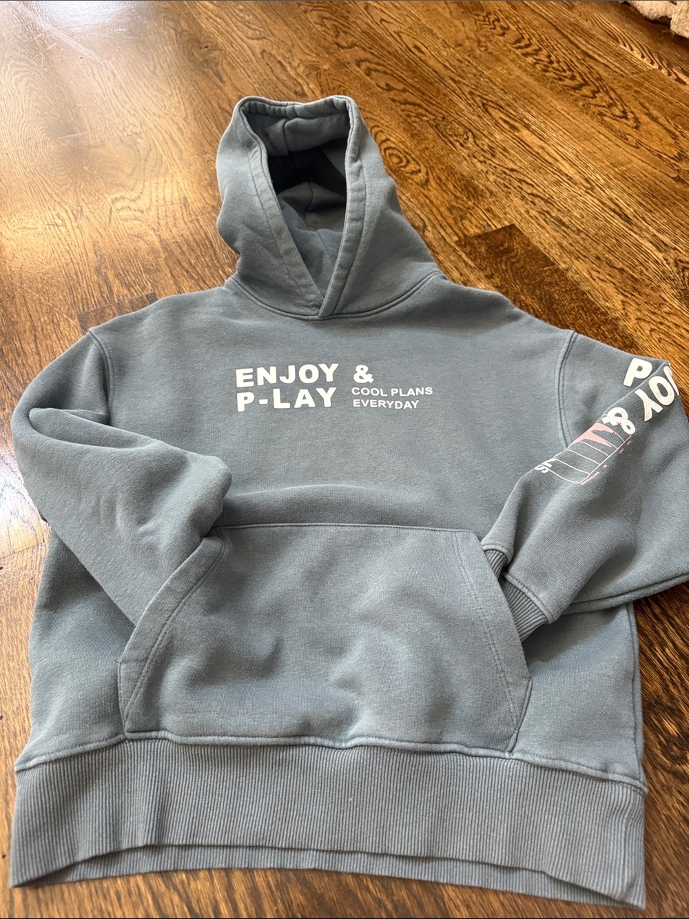 Zara Gray 'ENJOY & P-LAY' Kids Hooded Sweatshirt